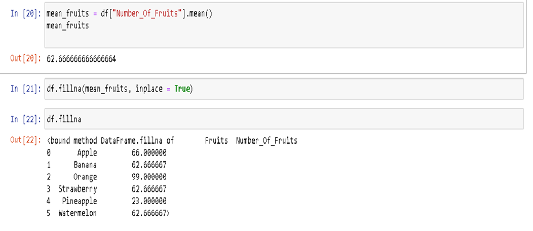 dataframe